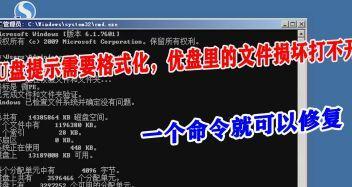U盘文件损坏修复方法（教你轻松修复U盘中的损坏文件）