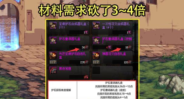 110版本DNF护石获得方法详解（打造全属性满级装备的攻略指南）
