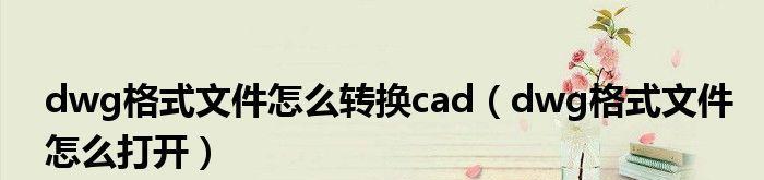 手机dwg格式文件怎么打开？无法查看dwg文件怎么办？