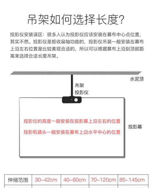 白色投影仪架子安装方法是什么？需要哪些工具？