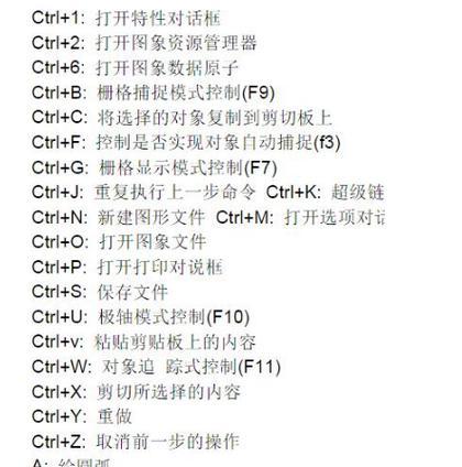 CAD快捷键命令大全及使用方法是什么？如何快速掌握？