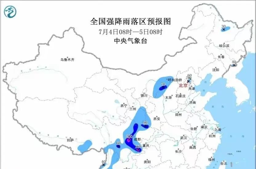7月4-6号全国天气预报，新一轮降雨中心已定，大雨暴雨分布如下