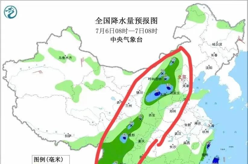7月4-6号全国天气预报，新一轮降雨中心已定，大雨暴雨分布如下