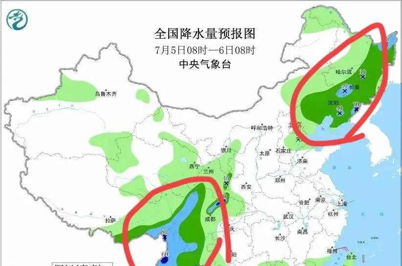 7月4-6号全国天气预报，新一轮降雨中心已定，大雨暴雨分布如下