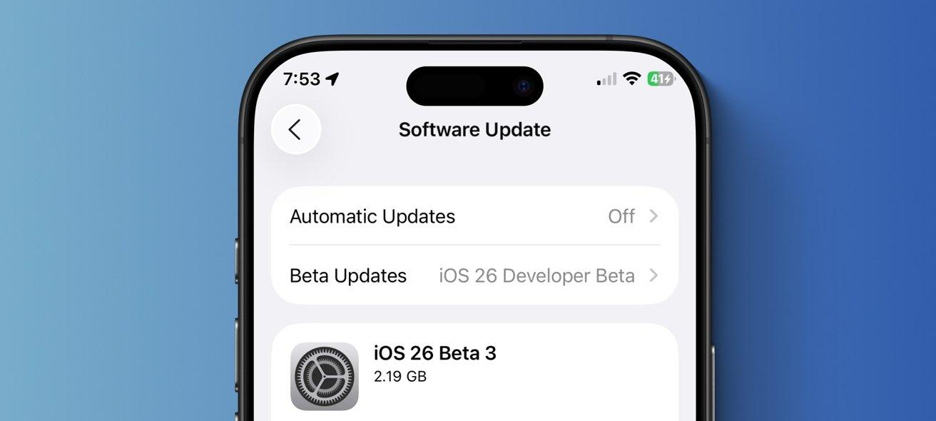 iOS 26 beta 3 新功能一览：壁纸颜色选项、更强大的模糊效果等