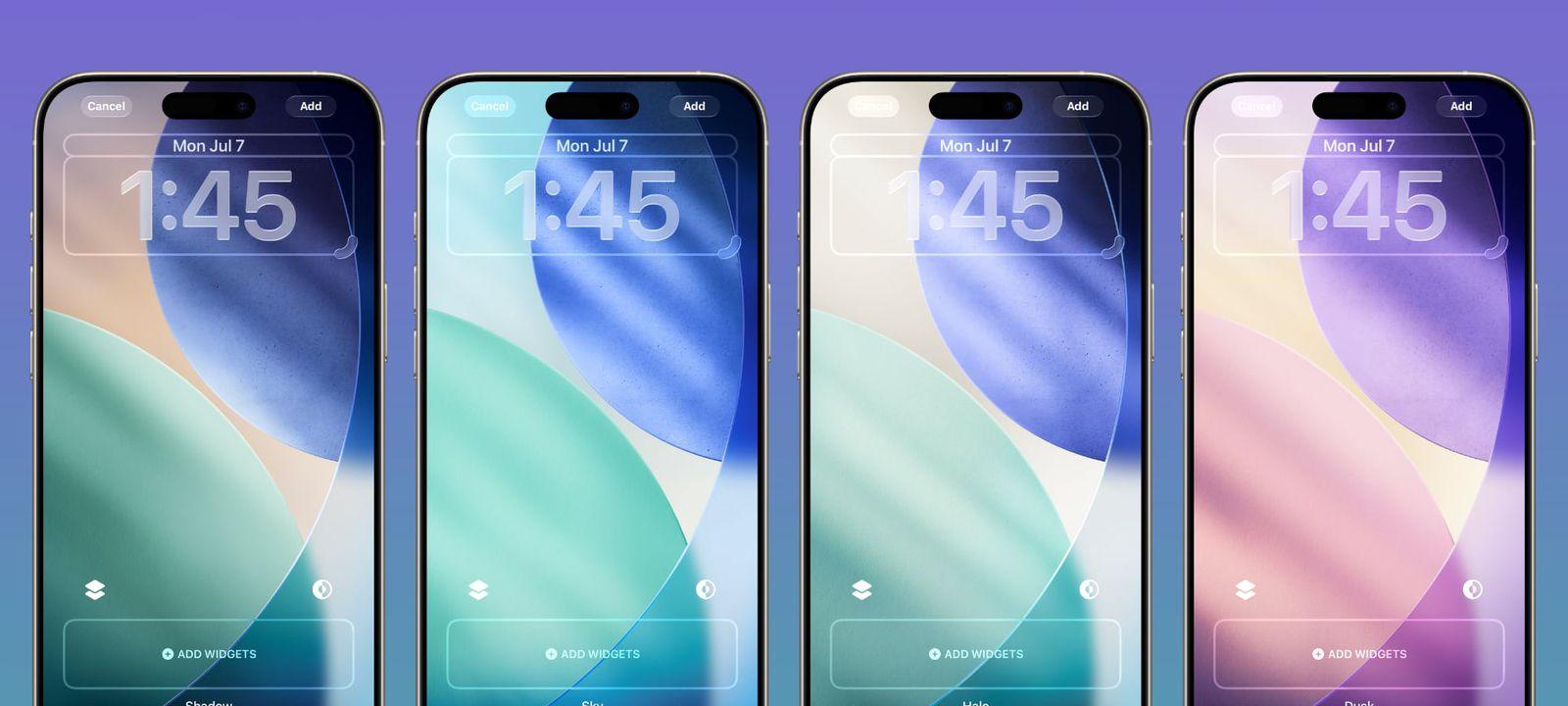 iOS 26 beta 3 新功能一览：壁纸颜色选项、更强大的模糊效果等