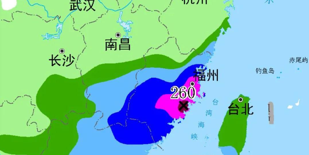 台风丹娜丝将南下福建广东等,上海BW将下雨北方高温加强