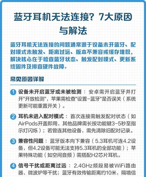 蓝牙耳机关盖怎么连接？连接失败的解决方法是什么？